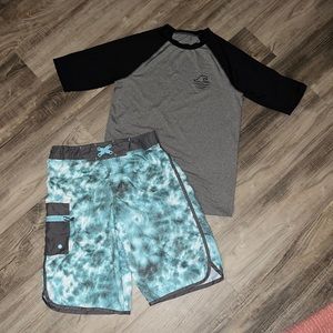 Youth Boys Swim Shirt & Shorts